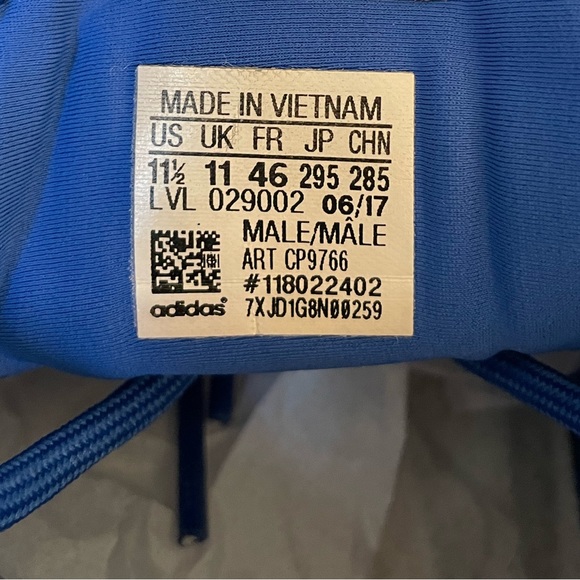 adidas Blue Athletic Shoes - Picture 4 of 8